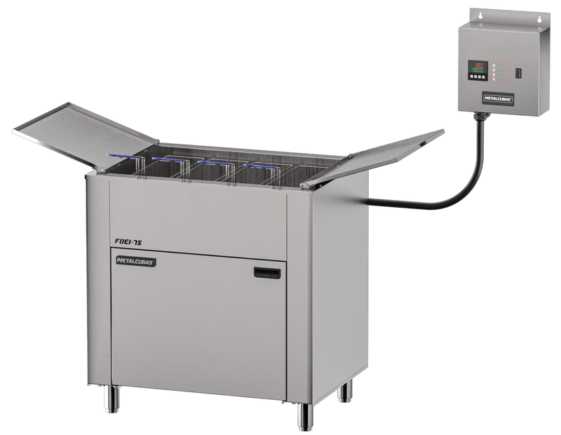 Freidora Electrica De Piso 75 Lts Trifasica Metalcubas FOEI75