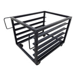 INMEZA EER5 Rack ligero esmaltado negro con llantas 5 charolas RACKS INMEZA 