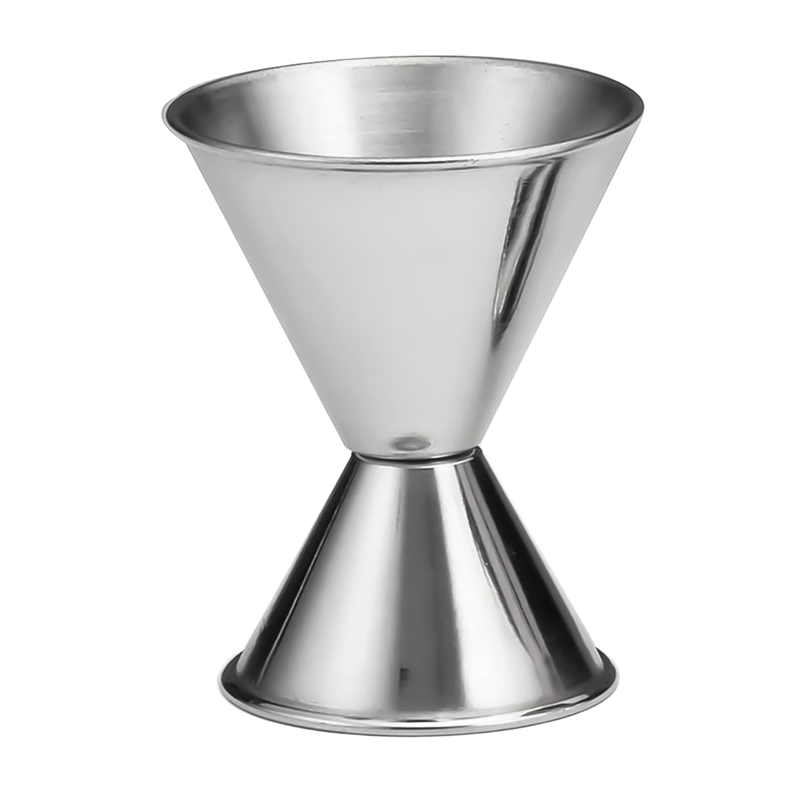 UPDATE JI-1 JIGGER shot vaso medidor bares acero inoxidable 0.5 y 1 oz (14.79 y 29.57 ml)