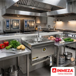 Lavamanos de Pared con Válvula de Rodilla INMEZA FACTORY LAVAM-2R