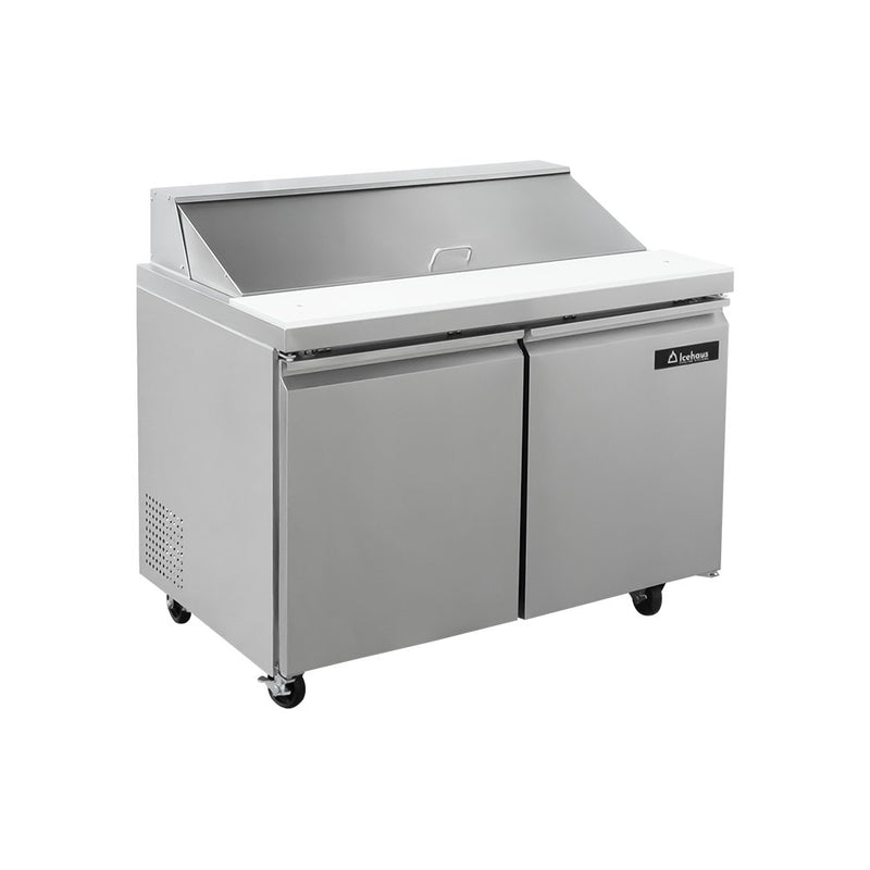 Mesa Para Ensaladas 2 Puertas 13 Pies Icehaus ME-2P-SS-01