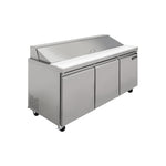 Mesa Para Ensaladas 3 Puertas 19 Pies Icehaus ME-3P-SS-01