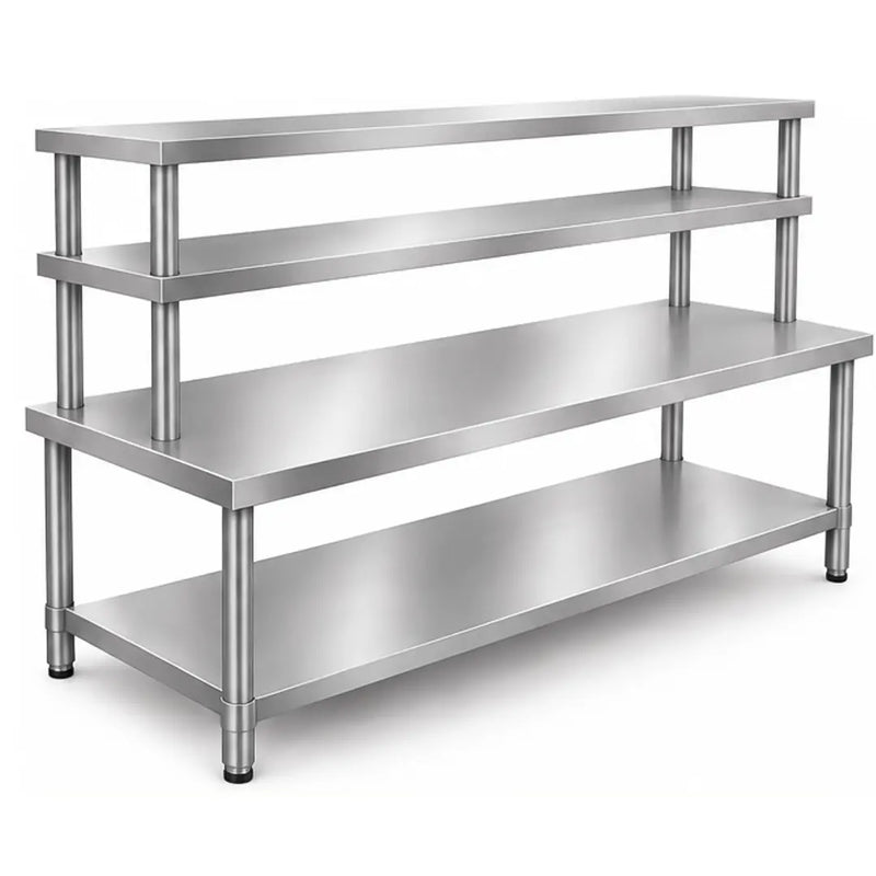 Mesa Tipo Isla Doble Repisa INMEZA FACTORY M2R-140