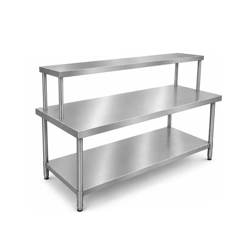 Mesa Tipo Isla con Repisa INMEZA FACTORY MR-100