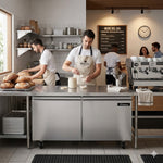 Refrigerador Bajo Barra 2 Puertas 11 Pies Icehaus RBB-2P-SS-01