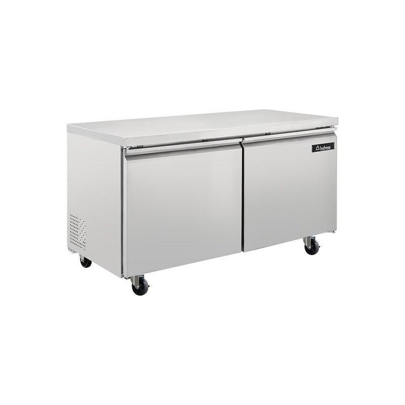 Congelador Bajo Barra 2 Puertas 15 Pies Icehaus CBB-2P-SS-02