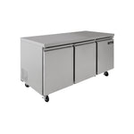 Refrigerador Bajo Barra 3 Puertas 17 Pies Icehaus RBB-3P-SS-01