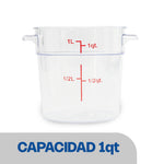 Recipientes Graduado Redondo 1 Qt Caledonia REPORE-1
