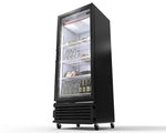 Refrigerador Vertical Exhibidor 1 Puerta Cristal Negro 19 Pies Torrey VR20
