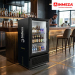 Refrigerador Vertical Negro Cervecero 1 Puerta Cristal Luz Led 4 Pies (1029910) Imbera CCV72
