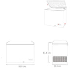 TORREY CHTC-75D Congelador Horizontal de Tapa Solida Envío por cobrar Refrigeracion TORREY 
