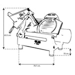 TORREY R-300-A R300A REBANADORA CARNE VEGETALES ACERO AL CROMO 1/3 HP (0R300A) Rebanadoras TORREY 