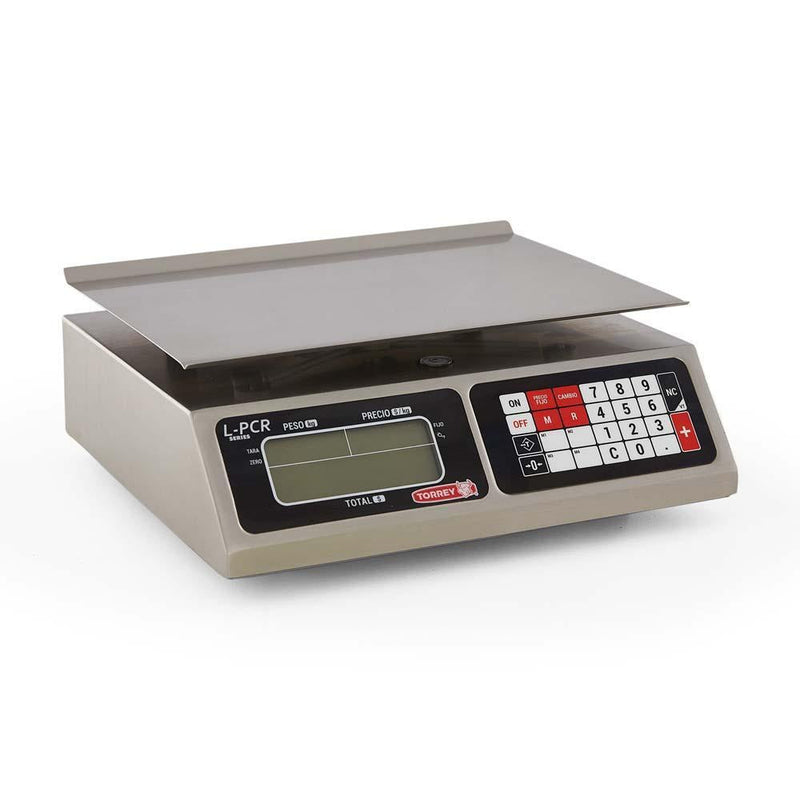 Torrey PCR-40 Bascula digital memoria 100 acero inxoxidable 40kg 0PCR40-N