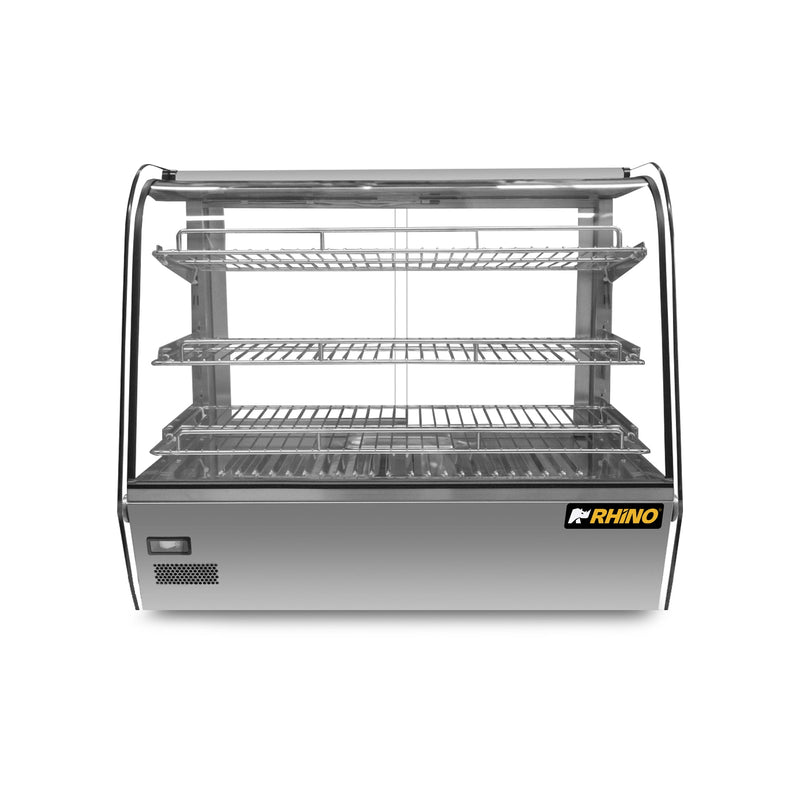Vitrina Caliente Sobre Mostrador 160L Rhino VICAMO-160L