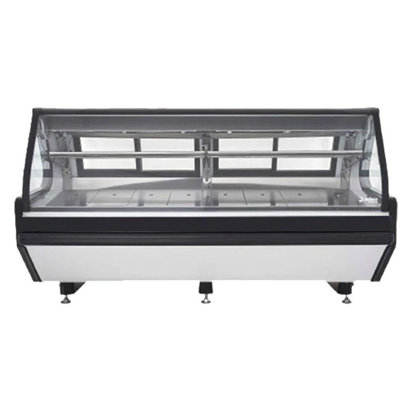 Vitrina Carnicera Acero Inox con Mosaico Negro Luz Led 636 L (1029120) Imbera VMCA-250AI