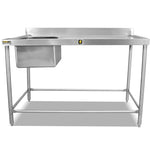 Fregadero una Tarja Izquierda Acero Inoxidable INMEZA FACTORY F1II