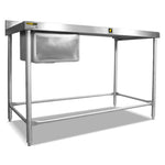 Fregadero una Tarja Izquierda Acero Inoxidable INMEZA FACTORY F1II