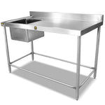 Fregadero una Tarja Izquierda Acero Inoxidable INMEZA FACTORY F1II