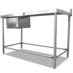 Fregadero una Tarja Izquierda Acero Inoxidable INMEZA FACTORY F1II