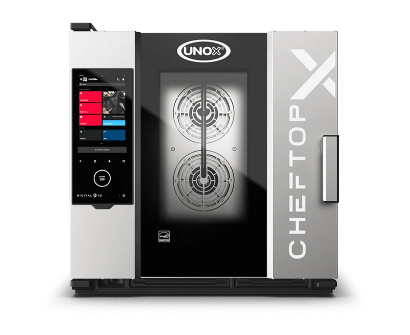 CHEFTOP X Horno Mixto a Gas Sobremesa 6 Bandejas GN 1/1 Unox XADA-0611-GXRS-NP