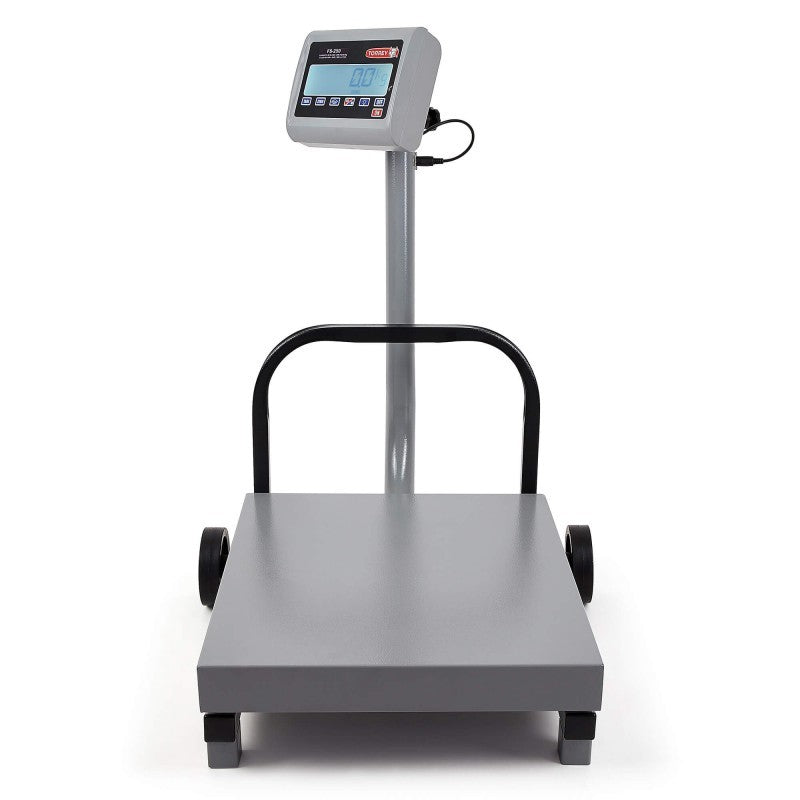TORREY 0FS250 Bascula Digital con Plataforma Movil Uso Rudo Capacidad de 250 kg pesa en Kilos y Libras