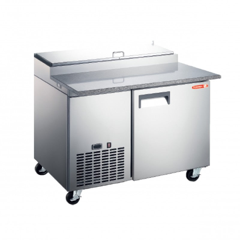 Mesa Refrigerada Preparación Pizza 1 Puerta Acero Inox + Plus 340L Torrey  MFP-44 1P