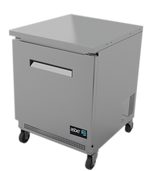 Mesa Refrigerada Bajo Mostrador 1 Puerta Acero Inox 6.9 Pies Asber AUTR-27 HC