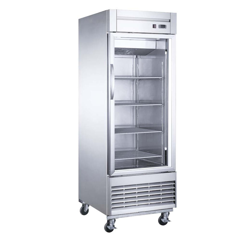 Refrigerador Vertical Puerta De Cristal En A.I. 650 L 110V Migsa UR-27C-1G