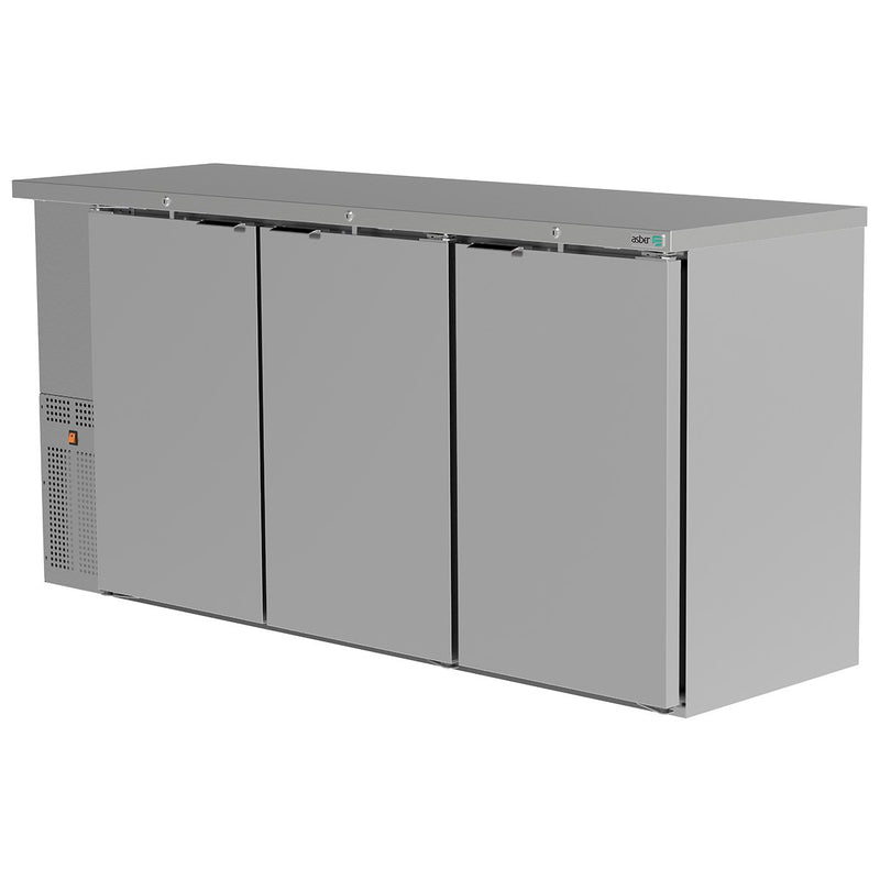Asber ABBC-24-72-S HC Refrigerador de Contrabarra 3 Puertas Envío por Cobrar