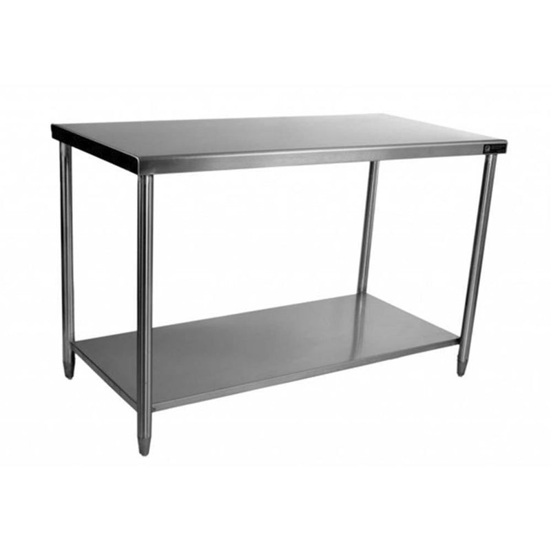 Ferro 15423106 Mesa Central Con Entrepaño Acero Inoxidable 210 cm Envio por cobrar