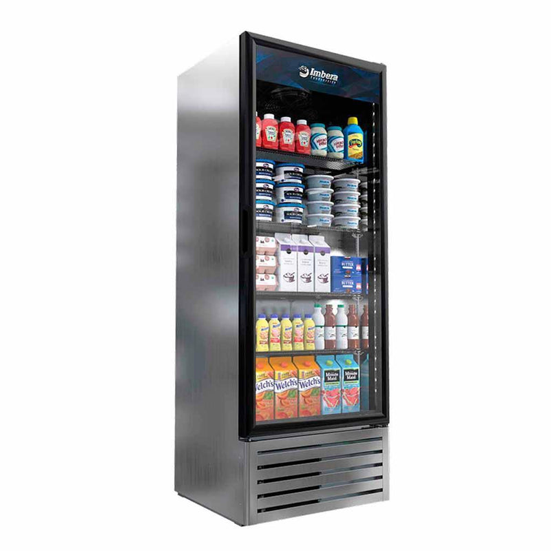 Imbera G319 Led 1018910 Refrigerador Intermedio Vertical 1 Puerta Luz Led Foodservice Acero Inoxidable 1/4 HP Envio por cobrar