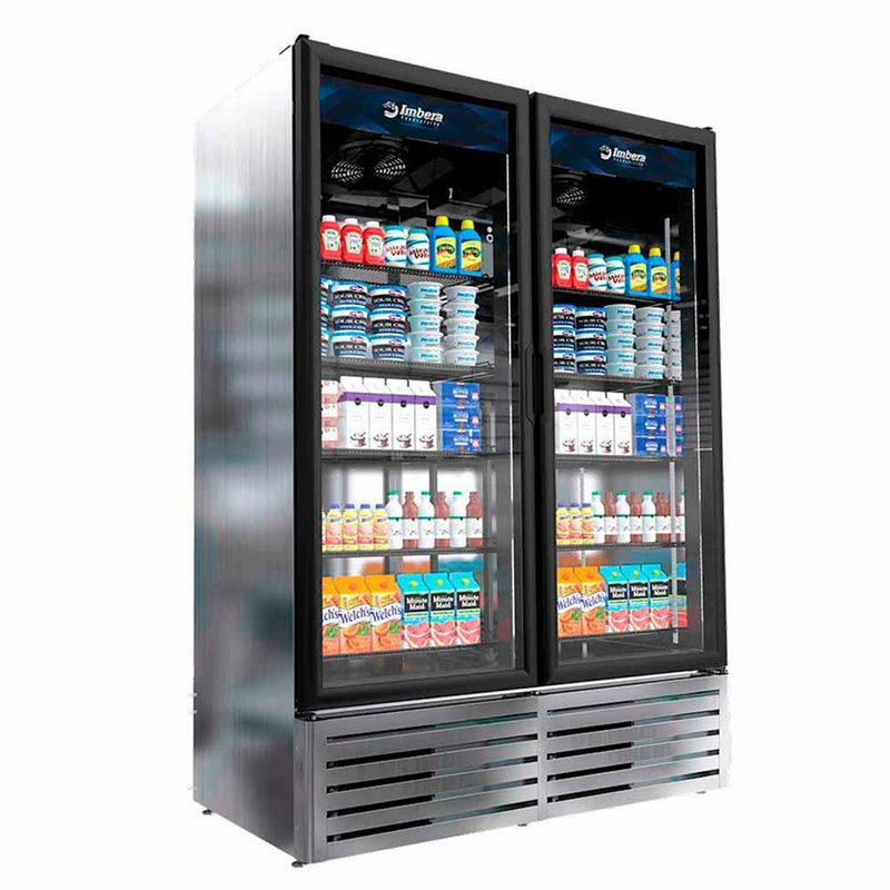 Imbera Vrd43 Led 1024215 Refrigerador Intermedio Vertical 2 Puertas Acero Inoxidable 3/4 HP Envio por cobrar