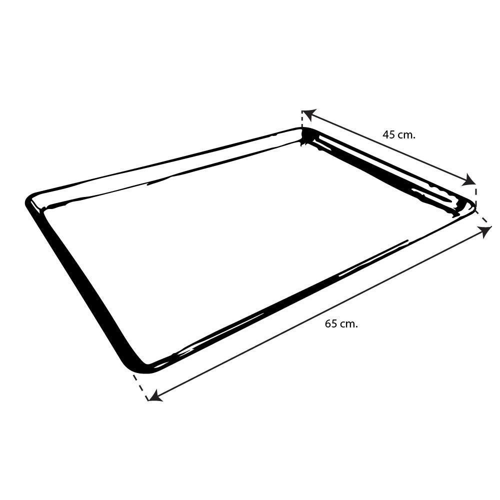 La Industrial - CHAROLA ALUMINIO 45 X 65 PERFORADA