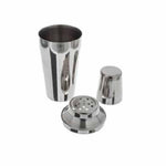 ISBW SLIG003 Coctelera Mixer 3 Piezas Acero Inoxidable 16 OZ Mixer ISBW 