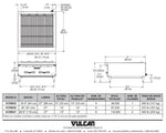 Vulcan / Hobart VCRB25-1 Asador A Gas Para Trabajo Pesado